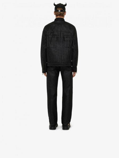 givenchy maglietta nera|giubbotto in denim floccato givenchy.